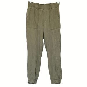 Abercrombie & Fitch Women’s Olive Green Lyocell Pants Size  M Joggers